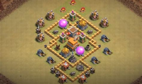 The Best TH5 War/Trophy/Farming Base Layouts .